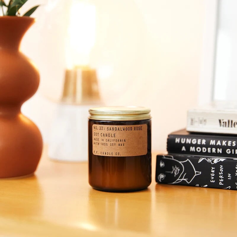 P.F. Candle Co. 7.2 oz Soy Candle General P.F. Candle Co. Sandlewood Rose 